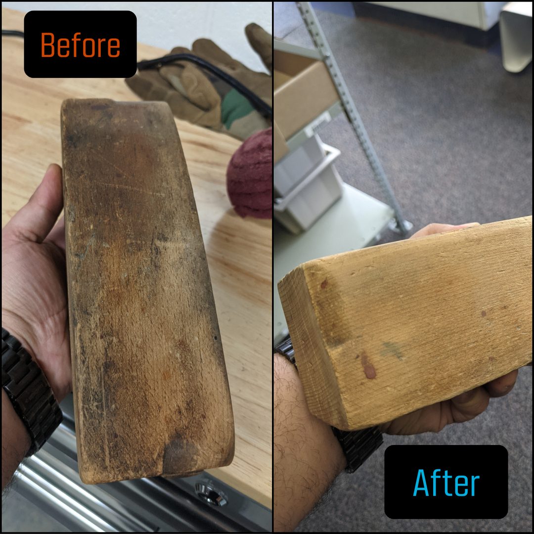 Tampons de forage abrasifs non tissés 7 pièces, montés sur tige de 1/4 de pouce - Vert - Moyen