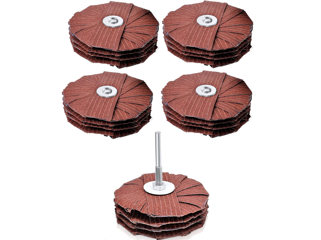 Kit de trapeador de lijado de 4" para taladradora y lijadora de láminas de moldeado