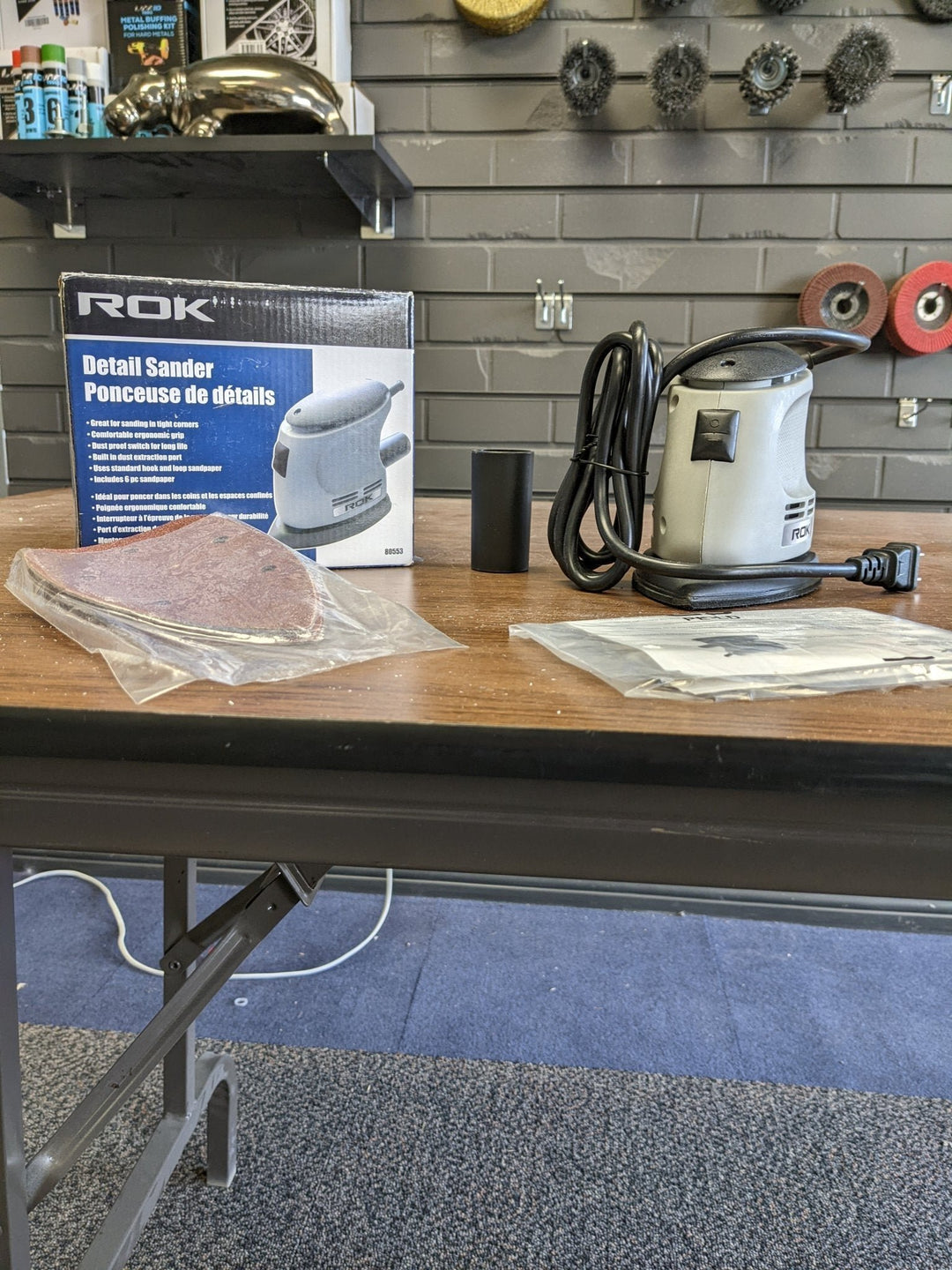 Ponceuse de détail ROK