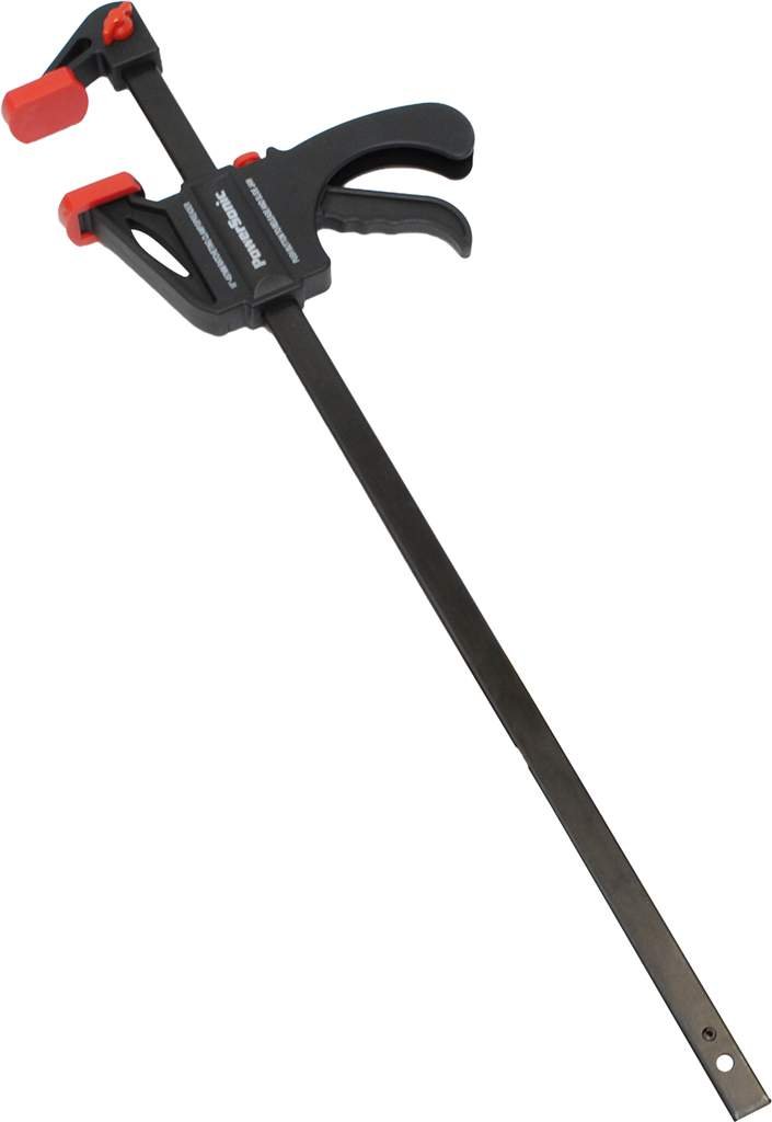 Ratcheting Bar Clamp & Spreader – One-Hand Trigger Action, Quick Release, Durable Steel, Nylon Soft Jaw Pads