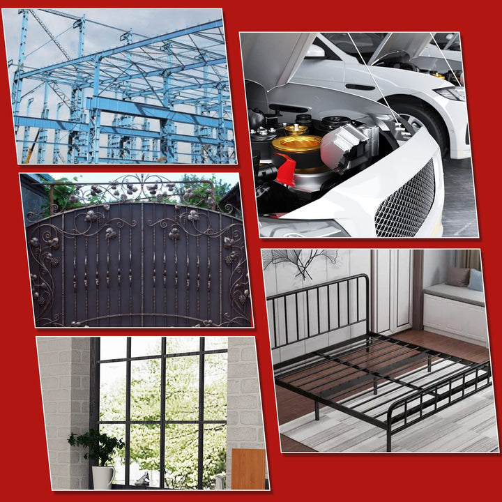 16'' Rivet Nut Tool, Auto Release Nut Rivnut Tool Kit with 130 pc Rivet Nuts 13 Metric and SAE