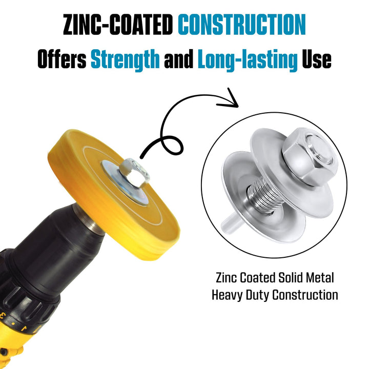 1/2-Inch Drill Arbor Adapter for Buffing and Grinding Wheels