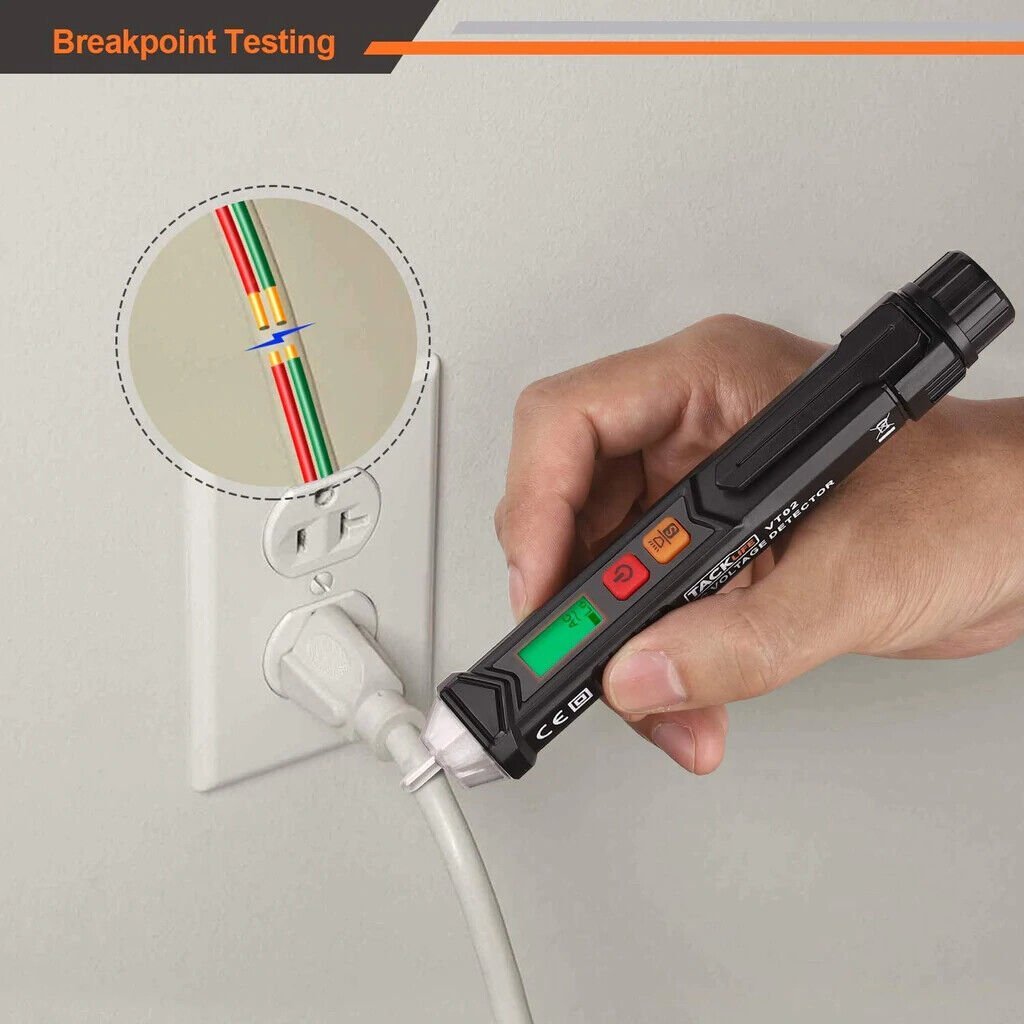 Non-Contact Voltage Electrical Tester Detectable with Dual Range