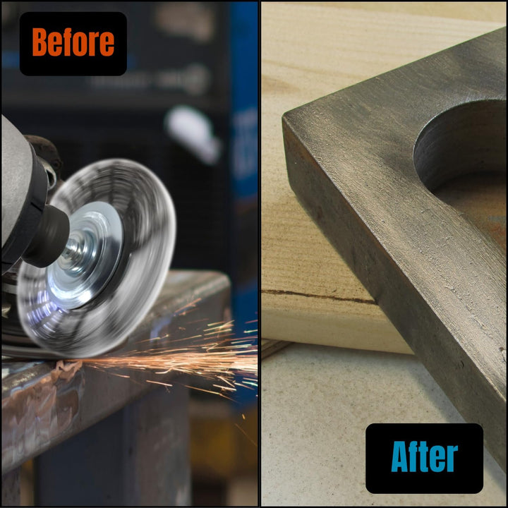 5pk 3" Knotted Wire Brush for Drill, 1/4" Hex Shank