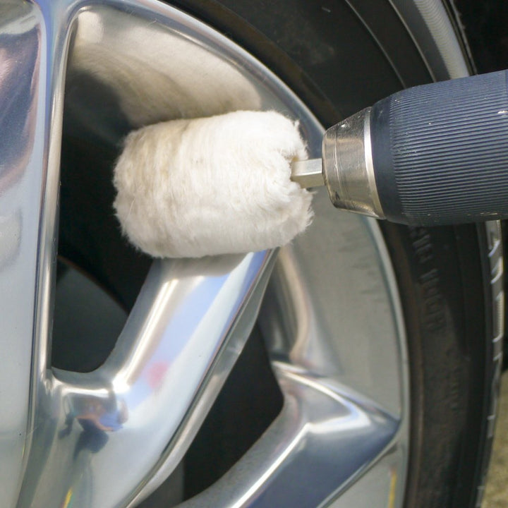 3pk Drill Buffing Polishing Kit  Attachments on 1/4″ Shank Drill Buffer Set for Metal, Aluminum, Chrome Steel Finishing