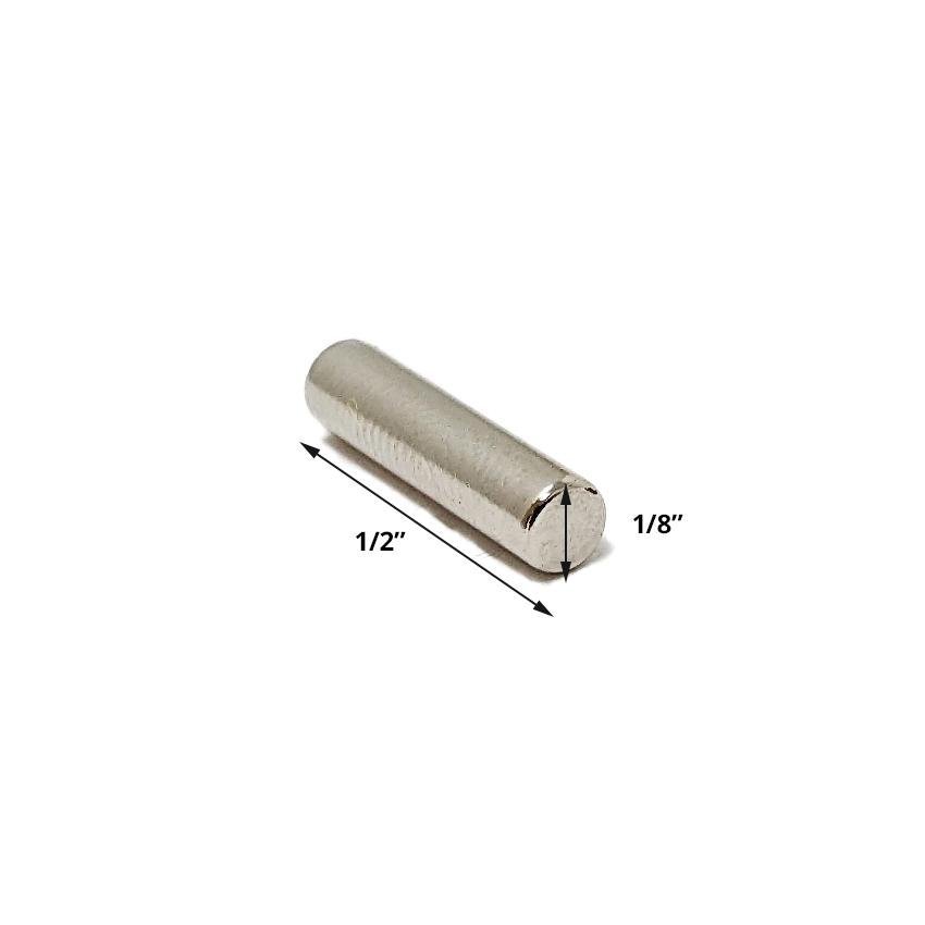 Cilindros magnéticos de neodimio de 1/8" x 1/2"