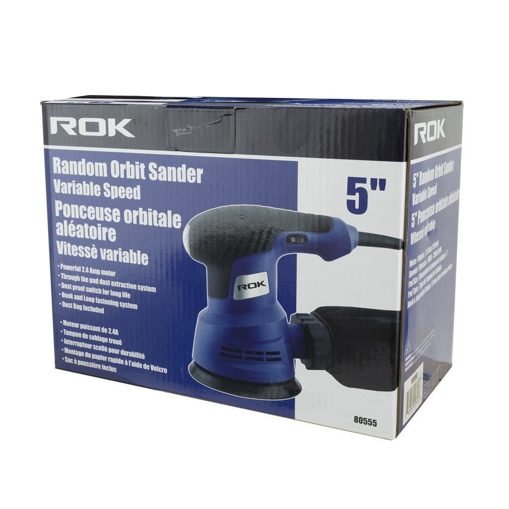 ROK 5" Random Orbital Sander with Variable Speed