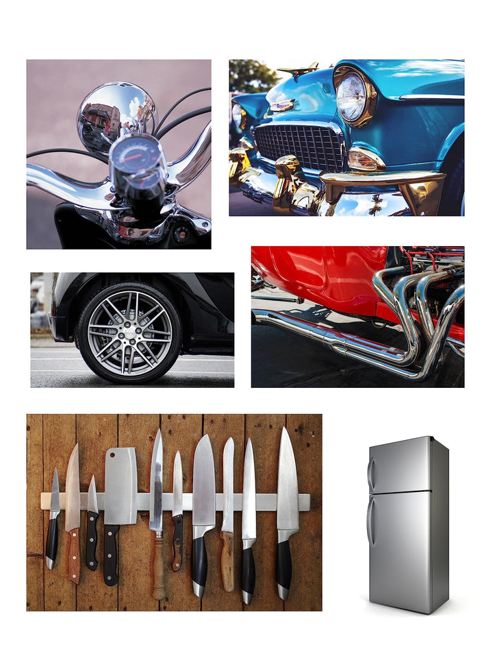 Kit de meules de polissage en métal pour perceuse, avec composé de polissage en 3 étapes