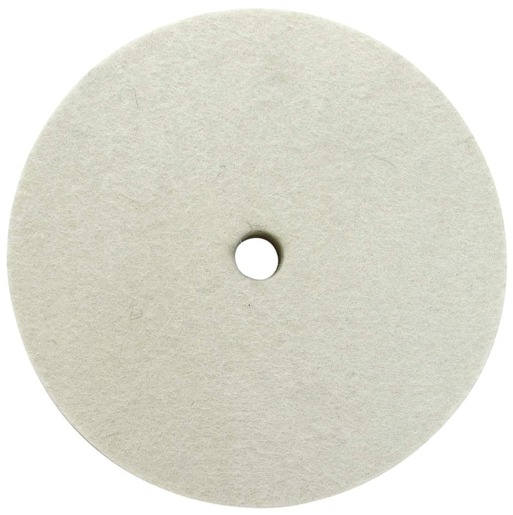 Roue de polissage en feutre dur de 6 pouces, adaptée à la meuleuse d'établi pour polir les lames de couteaux