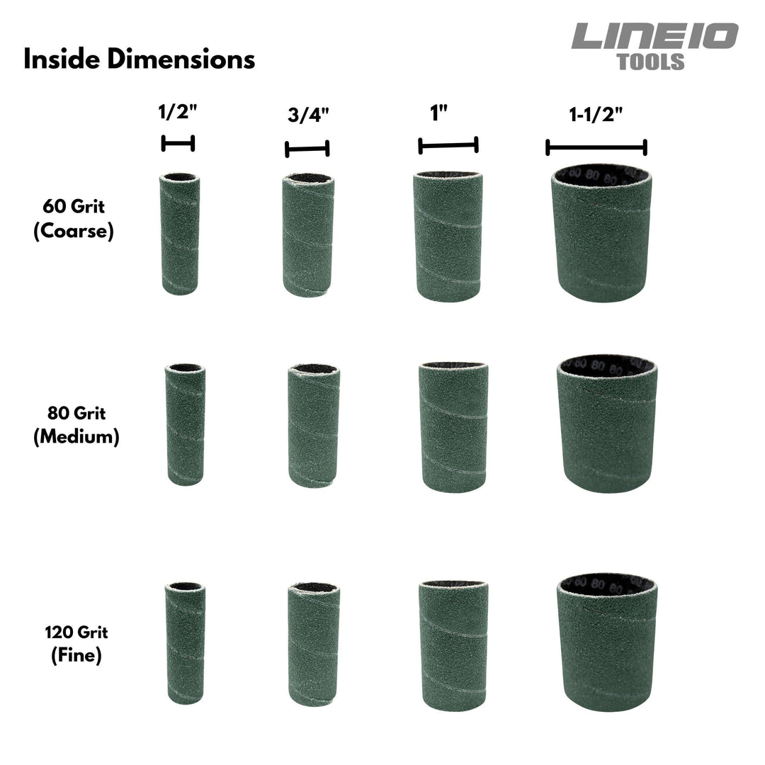 Paquete de 12 recambios de fundas de lijado de circonio