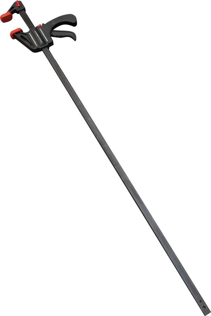 Ratcheting Bar Clamp & Spreader – One-Hand Trigger Action, Quick Release, Durable Steel, Nylon Soft Jaw Pads