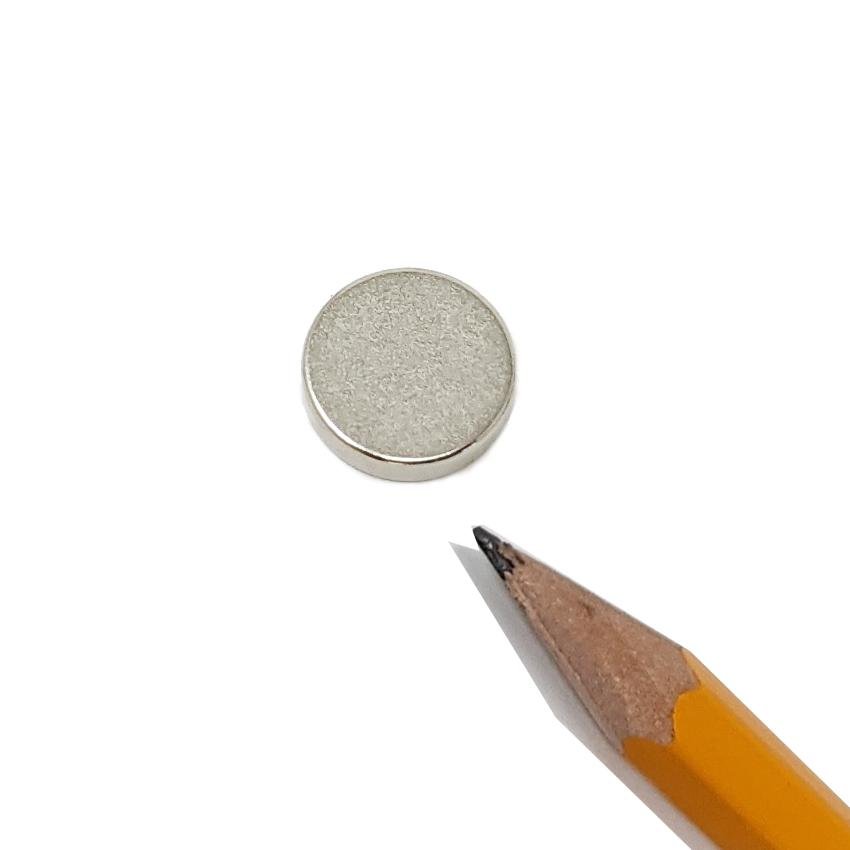 Imán de neodinio en forma de disco | 1/2" de diámetro x 1/8" de altura