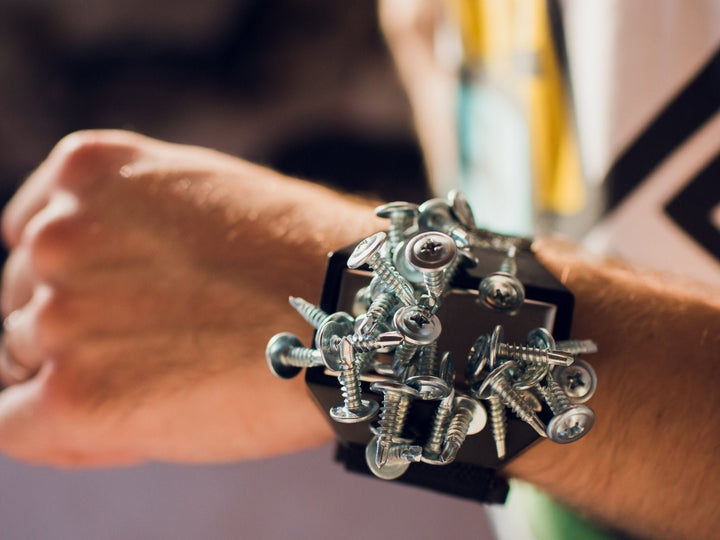 Portapuntas, tornillos, tuercas y pernos magnéticos para pulseras